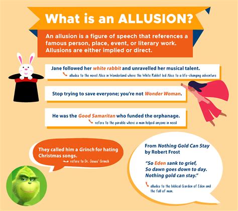 MAKE AN ALLUSION (TO) .